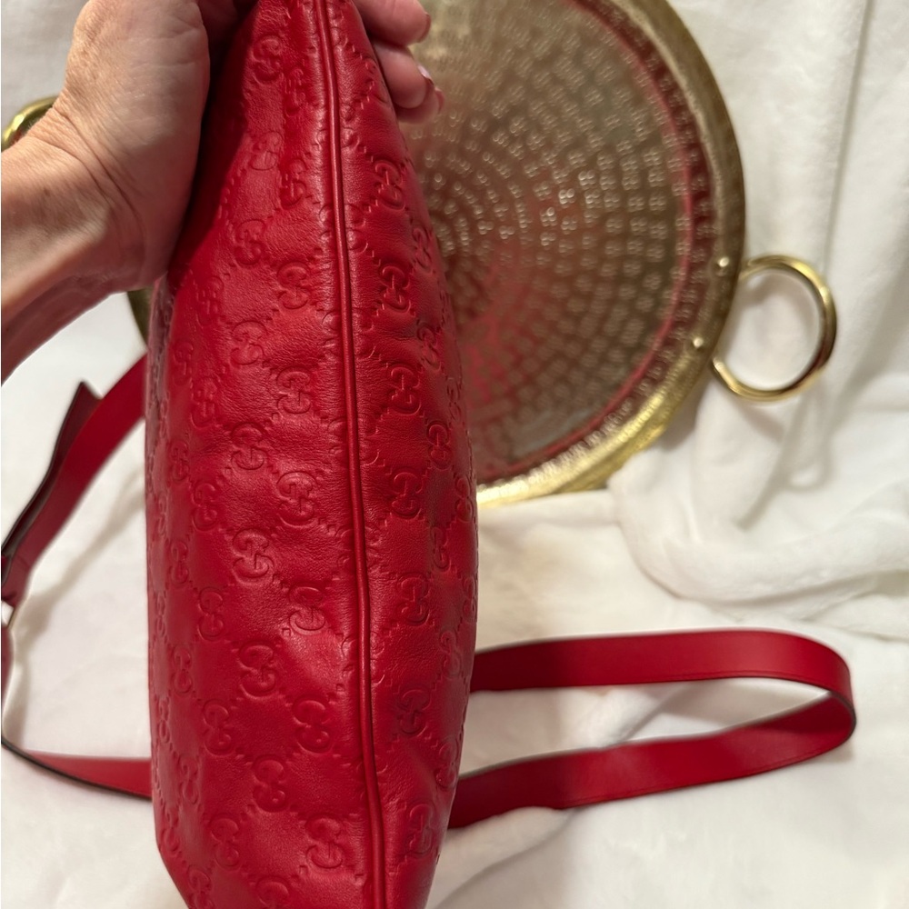 Gucci Red Leather Crossbody Bag - Picture 13 of 13